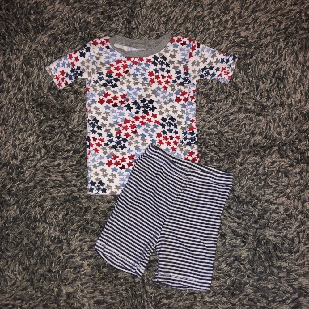 Burt’s Bees 2T Stars and Stripes PJs